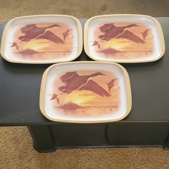 Japan Other - 1950s - 1970s Vintage Duck Metal Trays